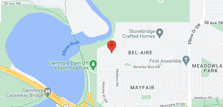 map of 79 BEL-AIRE PL SW